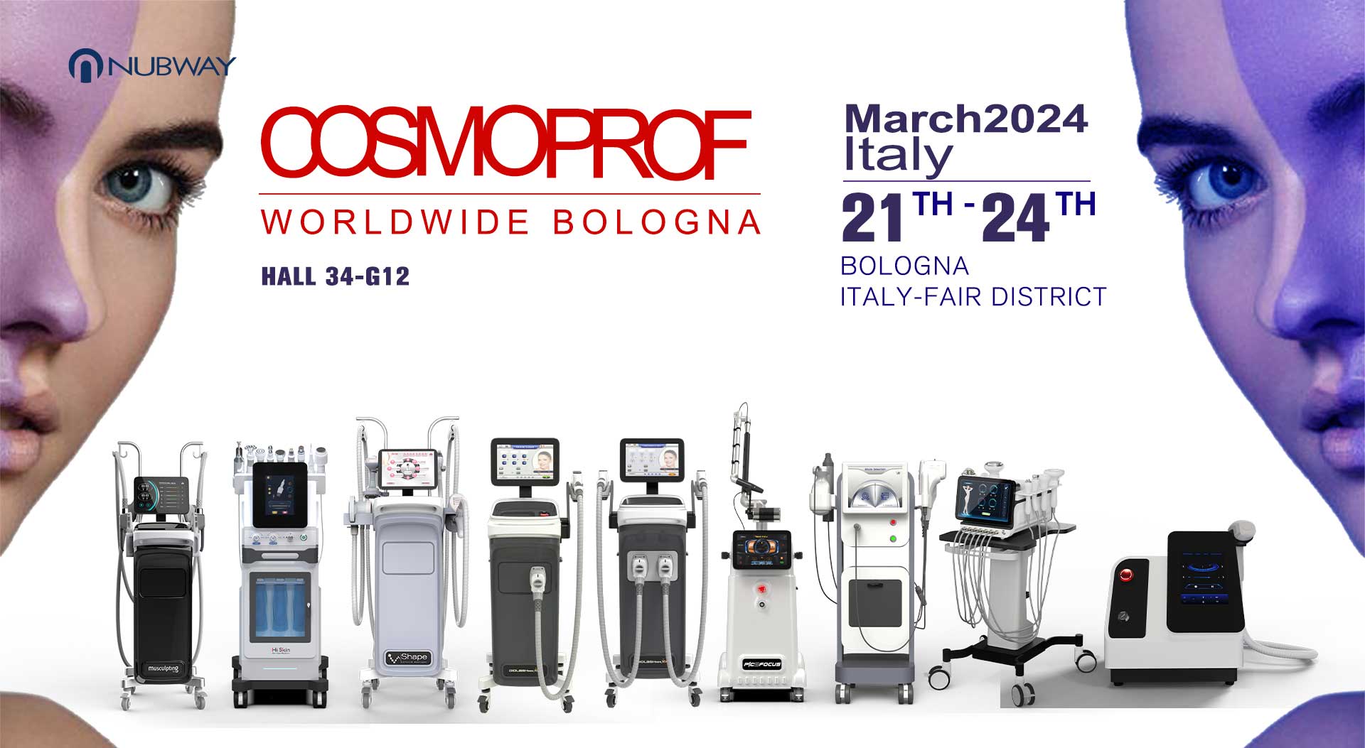 NUBWAY | ITALY COSMOPROF WORLDWIDE BOLOGNA BEAUTY EXHIBITION 2024