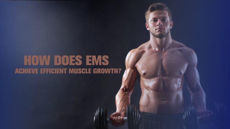 How does EMS achieve efficient muscle growth?