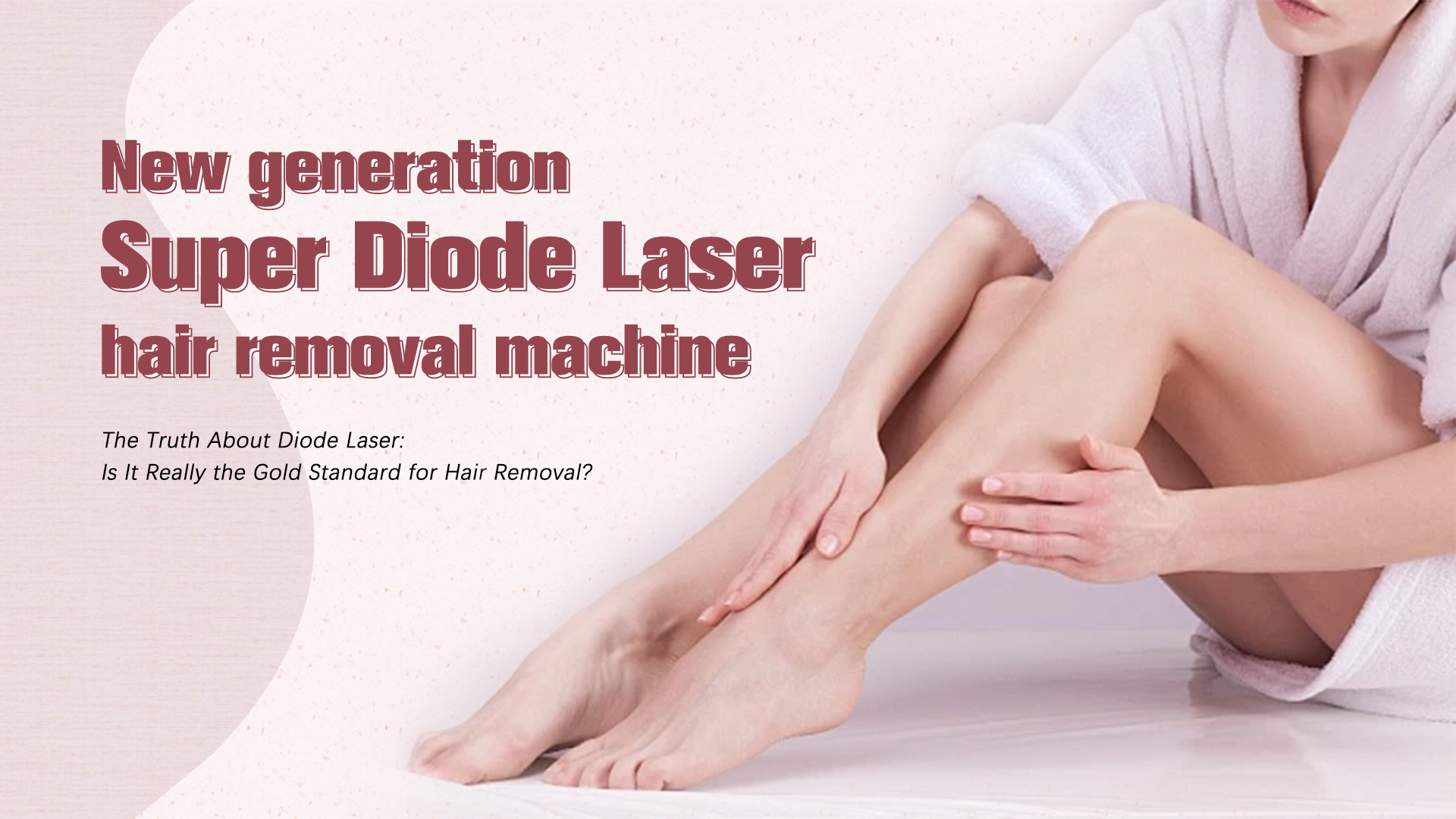 New generation Super Diode Laser hair removal machine