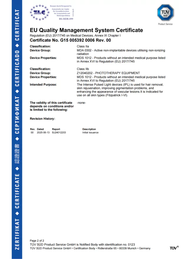 NUBWAY | Breaking New Ground! Nubway Awarded TÜV SÜD’s First CE Certificate for Medical Beauty Devices under Appendix XVI of MDR